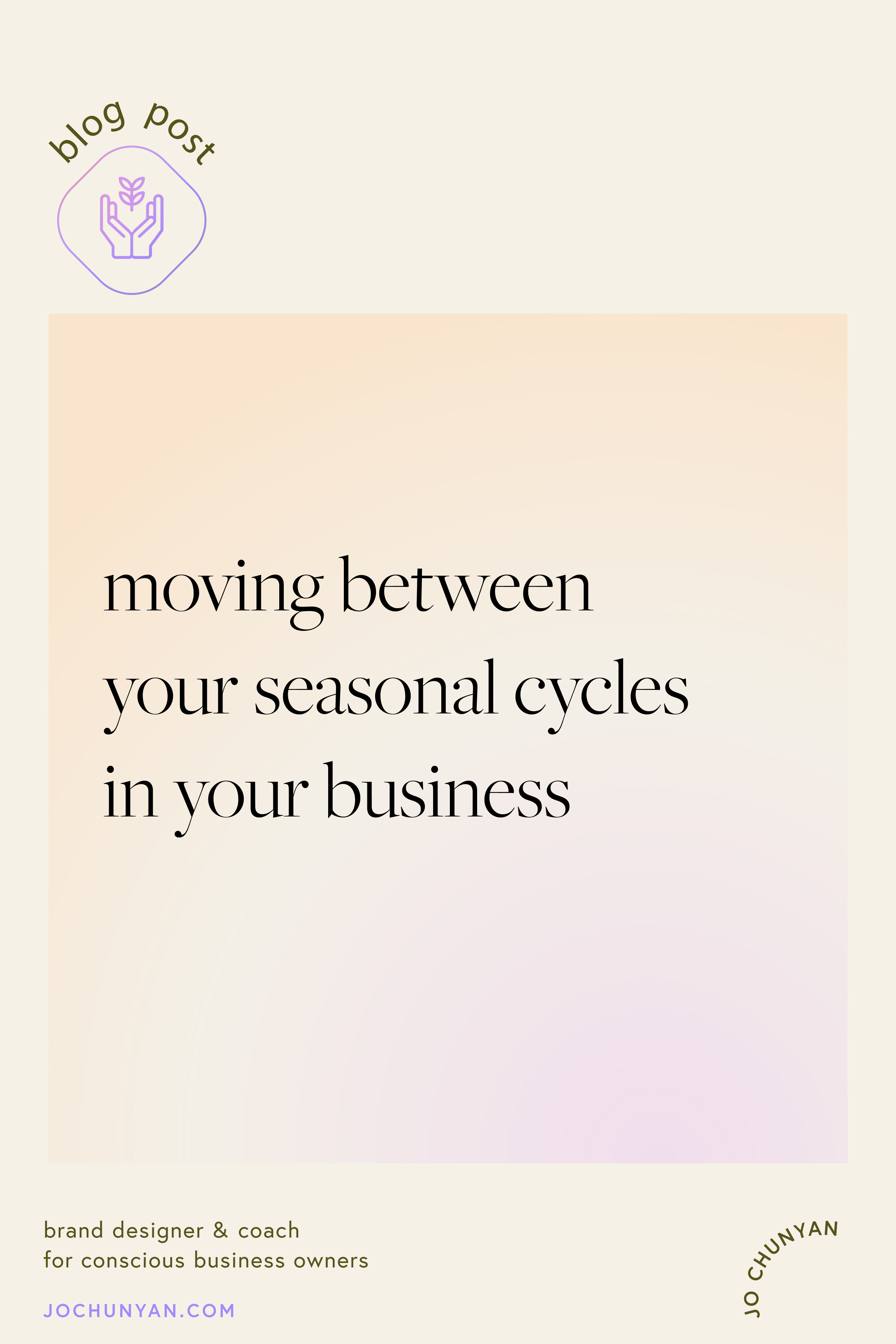 Understanding your natural seasonal cycle in business and life